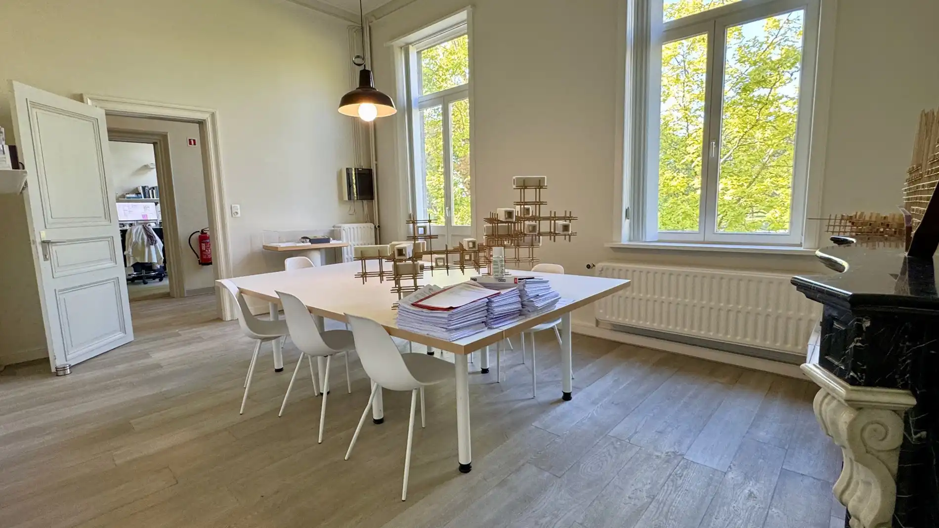 Kantoorruimte met zicht op de Leie te huur in Gent foto 5