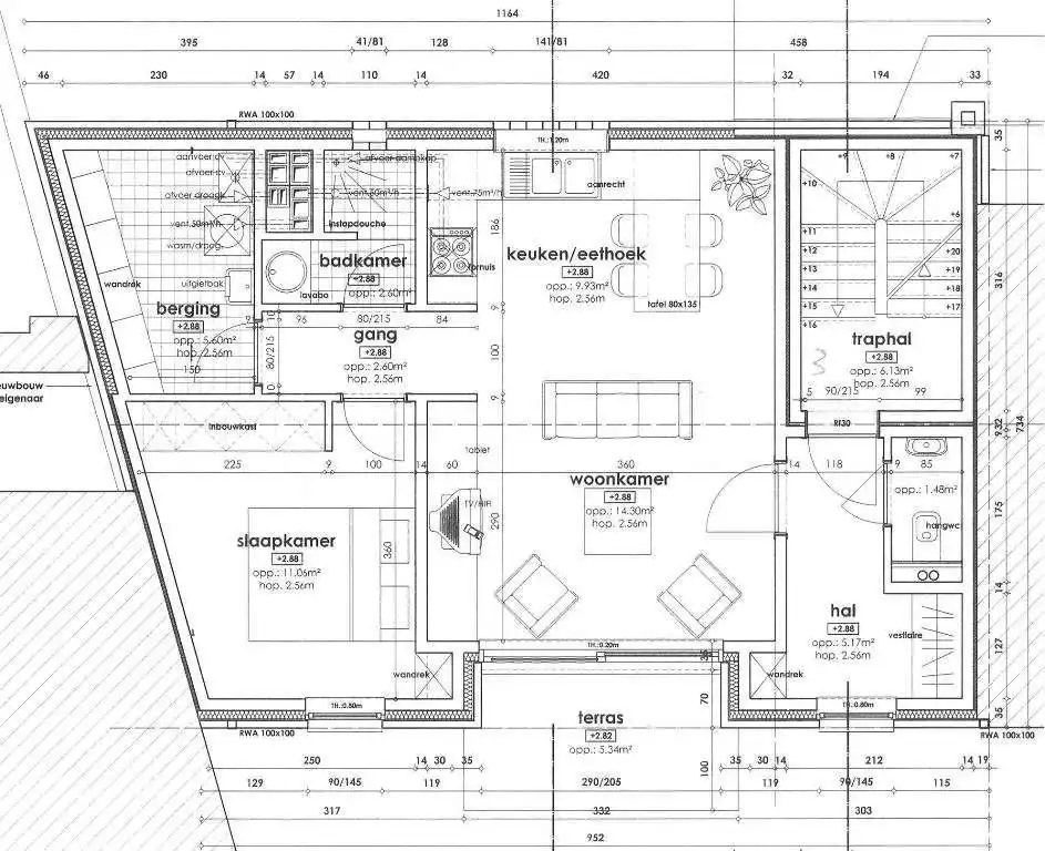 APPARTEMENT MET 1 SLAAPKAMER VLAKBIJ DE GROTE MARKT foto 9