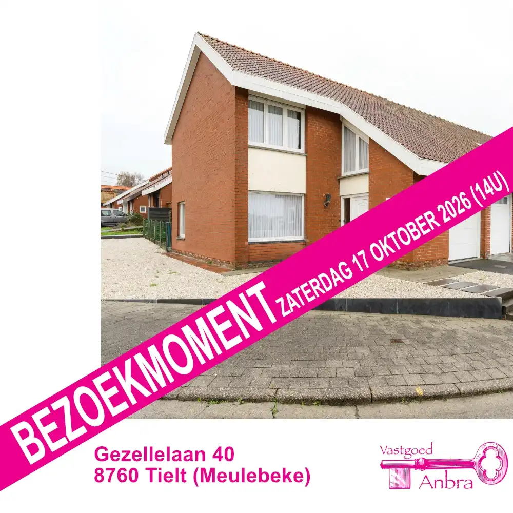 Huis te koop Gezellelaan 40 - 8760 Tielt