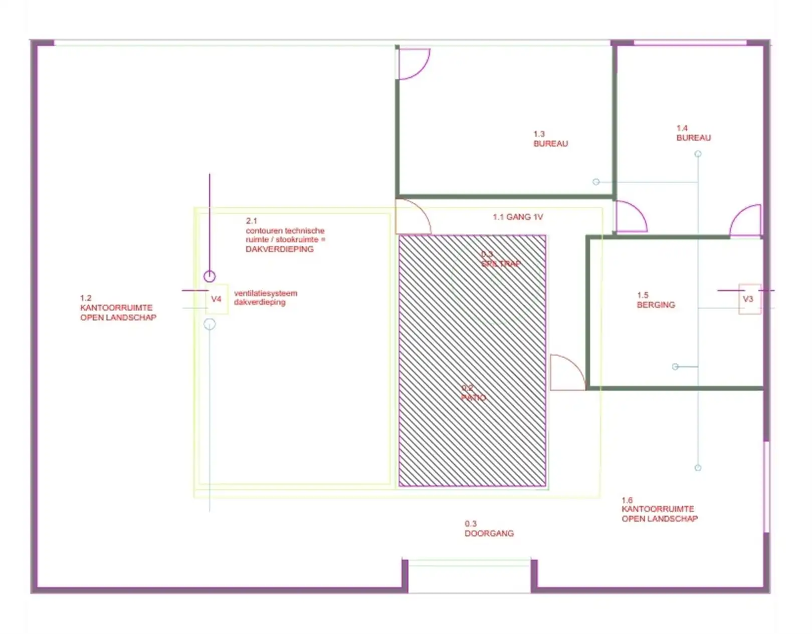 Kantoorgebouw te huur in Destelbergen; 540m² foto 22