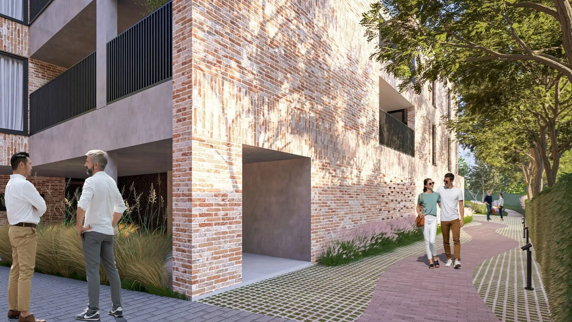 Nieuwbouwappartement op de derde verdieping met 3 slaapkamers en ruim terras met zicht op de kloostertuin, in res. De Motte, vlakbij het centrum van Hoeselt foto 4