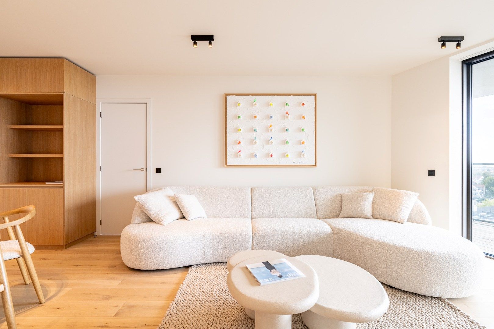 Nieuwbouw appartement met open verzichten vanop het zuid gericht terras. foto 5