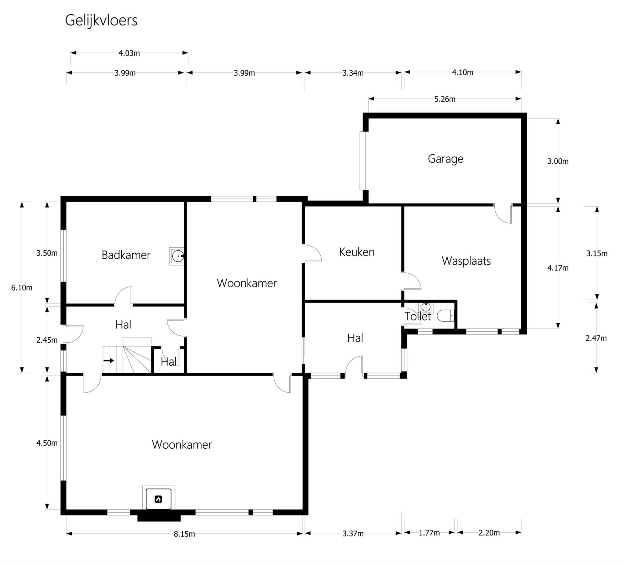 RUIME WONING MET 5 SLAAPKAMERS OP CENTRAAL GELEGEN PERCEEL VAN 9A60CA foto 24