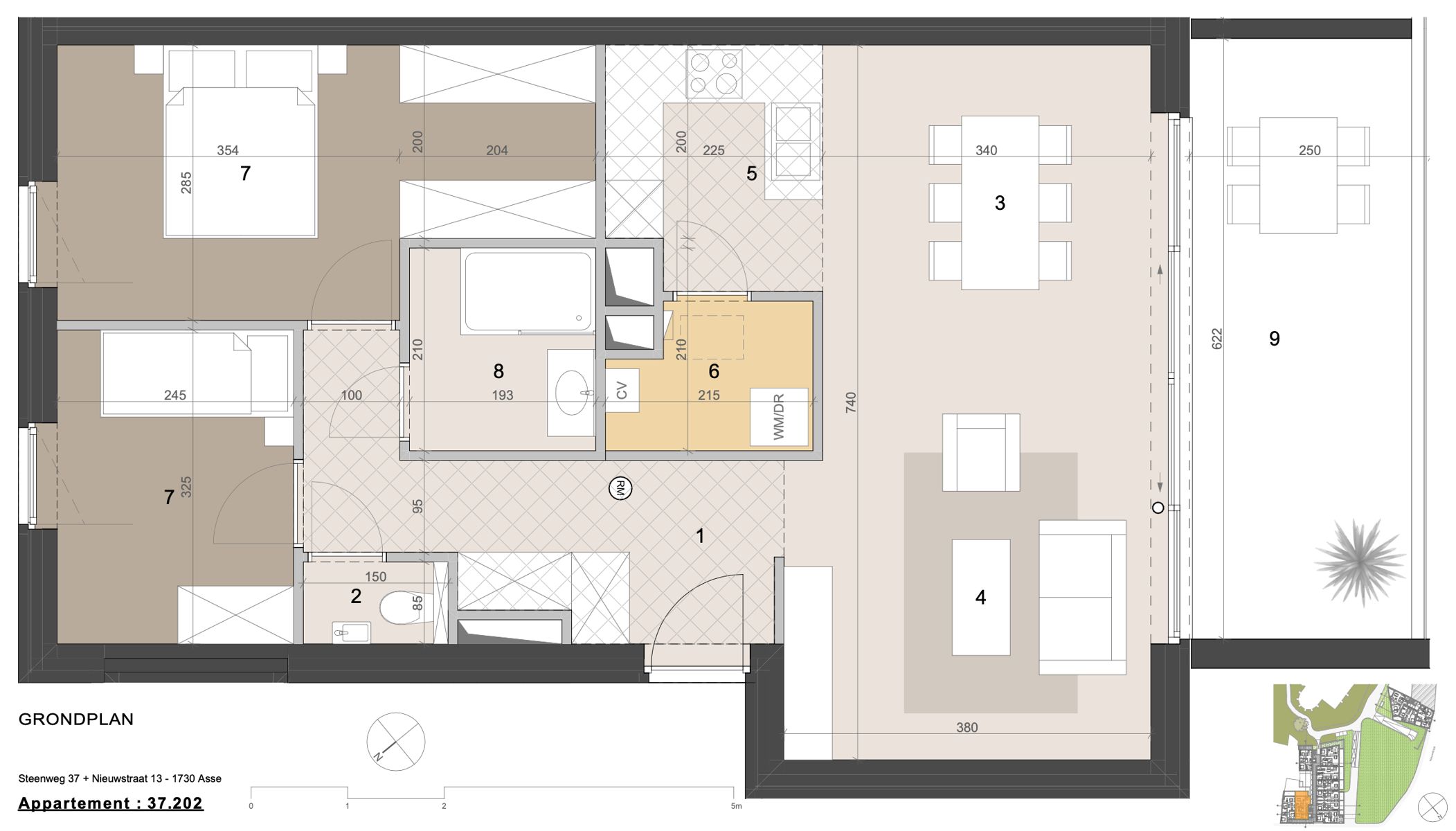 NIEUWBOUWAPPARTEMENT TE HUUR OP TOPLOCATIE IN CENTRUM ASSE foto 20