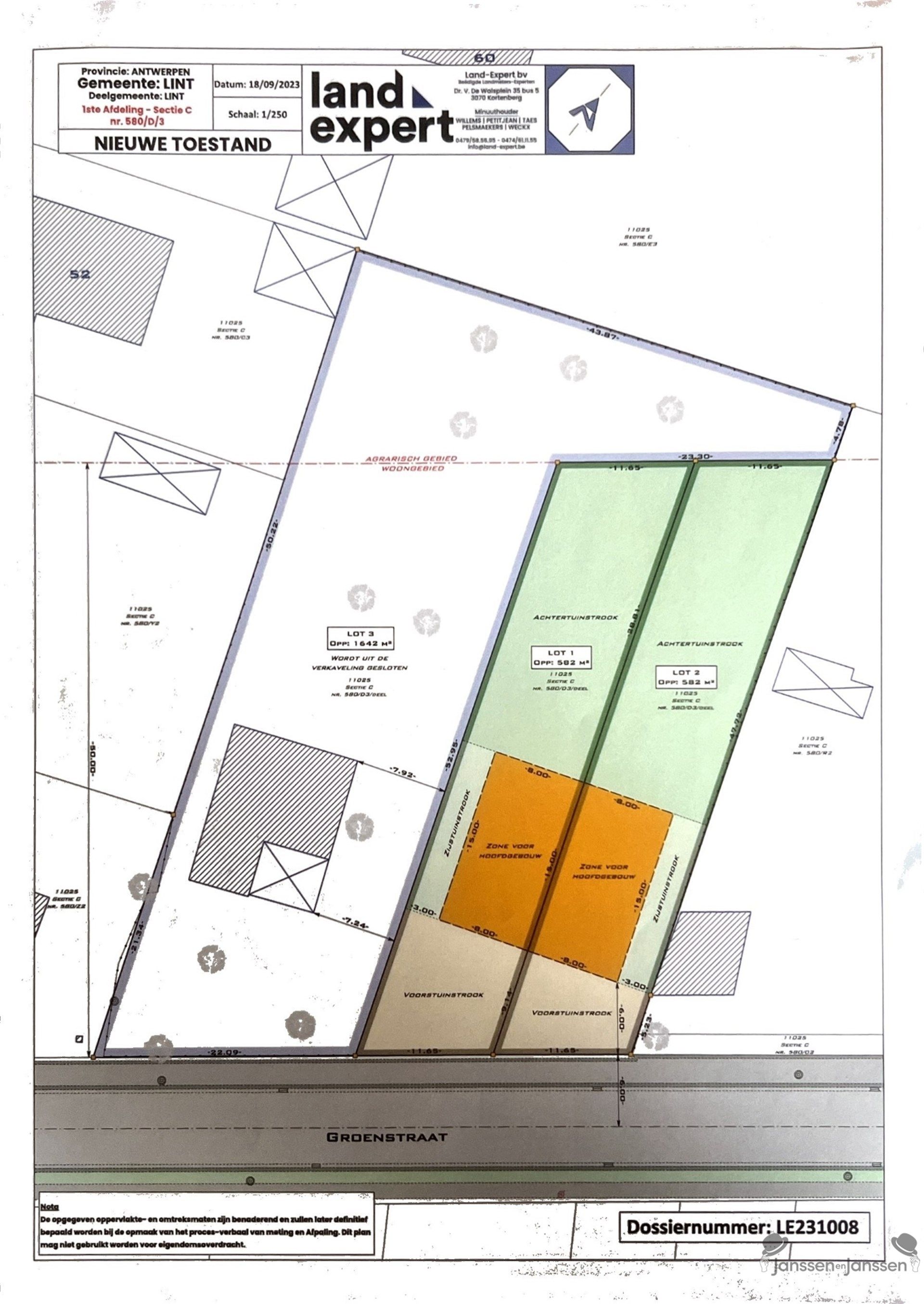 bouwgrond HOB op perceel van 654 m² foto 6