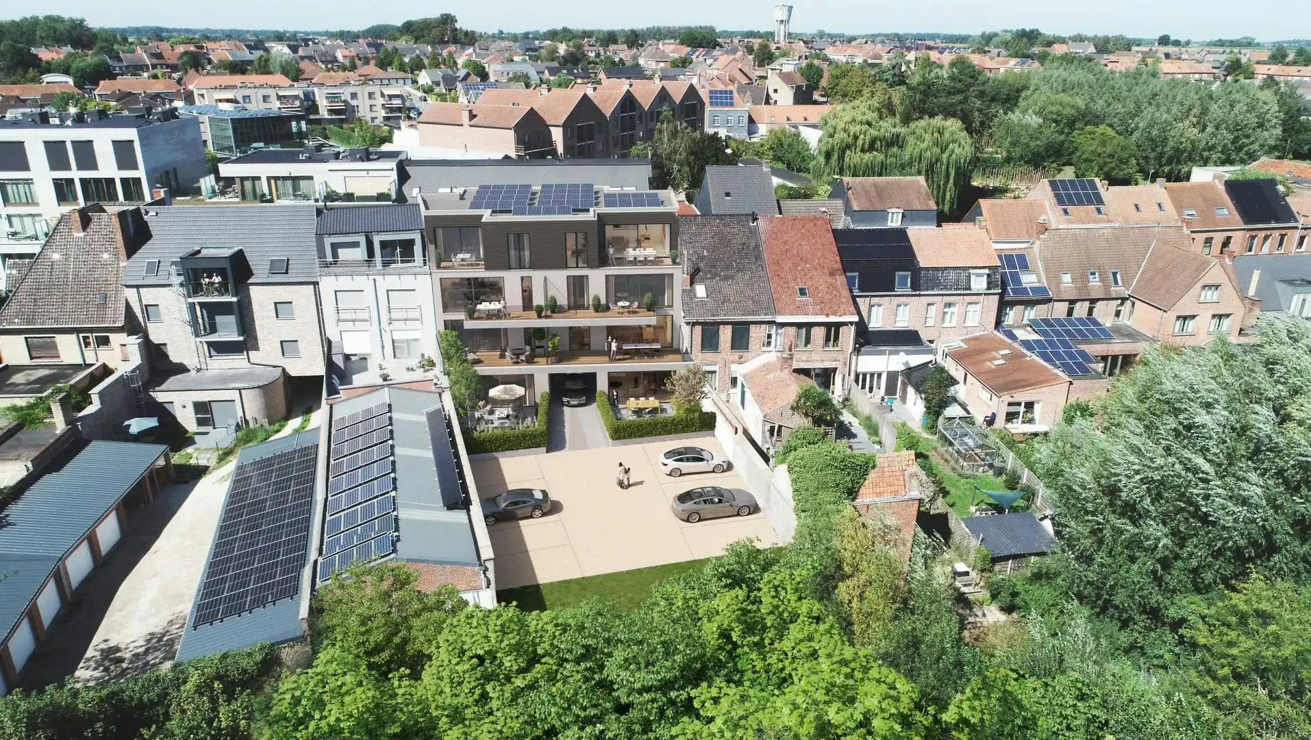 Afgesloten staanplaats te koop in de Veurnestraat in Poperinge  foto 2