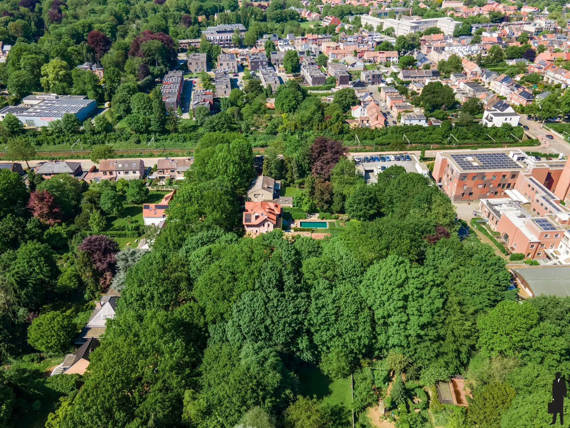 Exclusieve bouwgrond voor HOB in een groene oase te Mortsel foto 9
