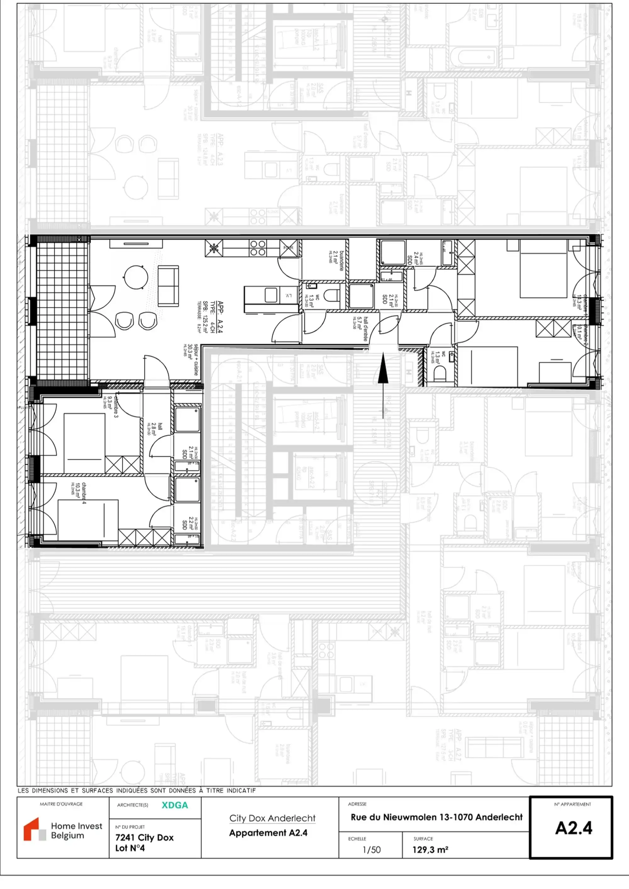 Nieuwbouw 4 slaapkamerappartement foto 18