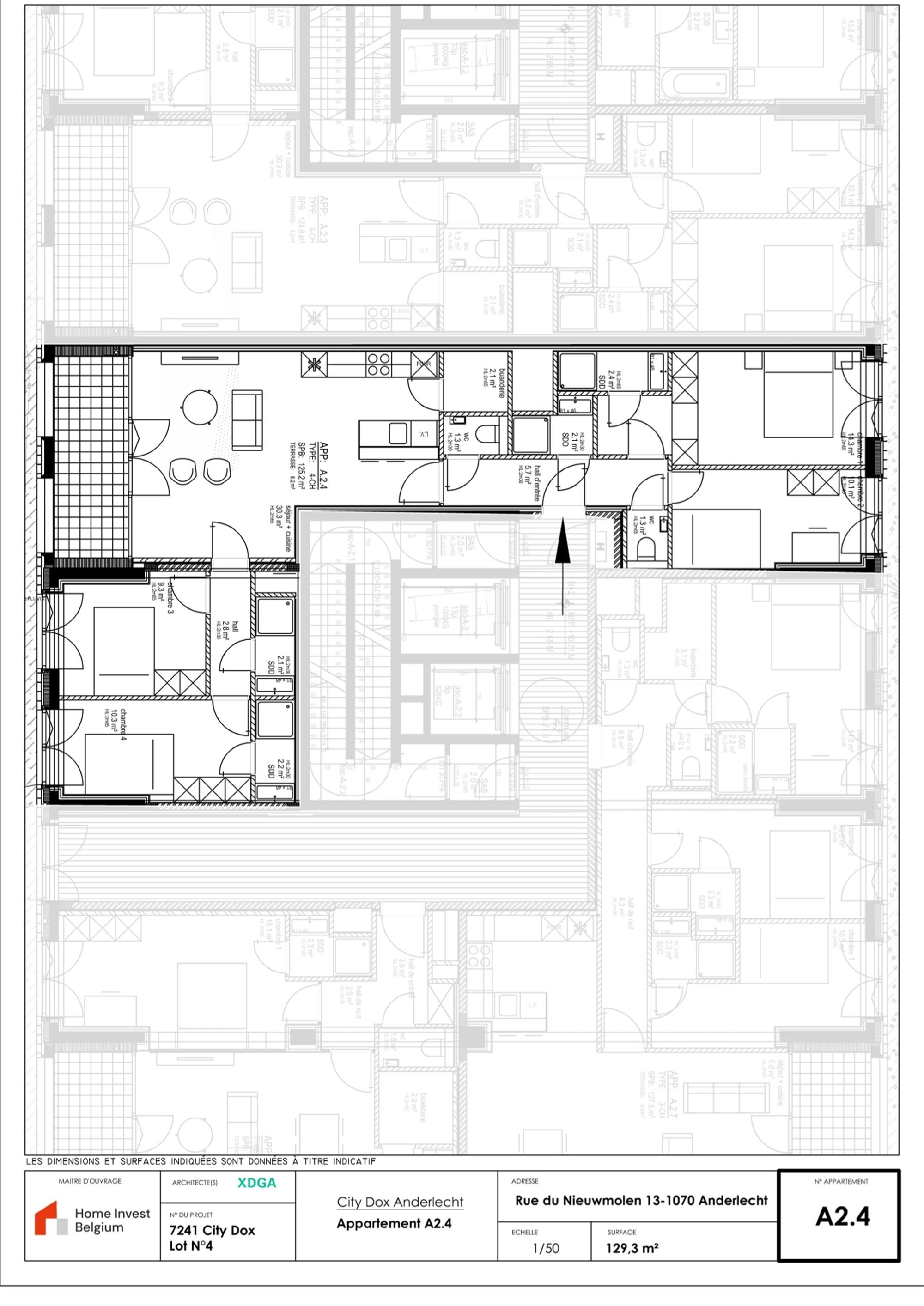 Nieuwbouw 4 slaapkamerappartement foto 18