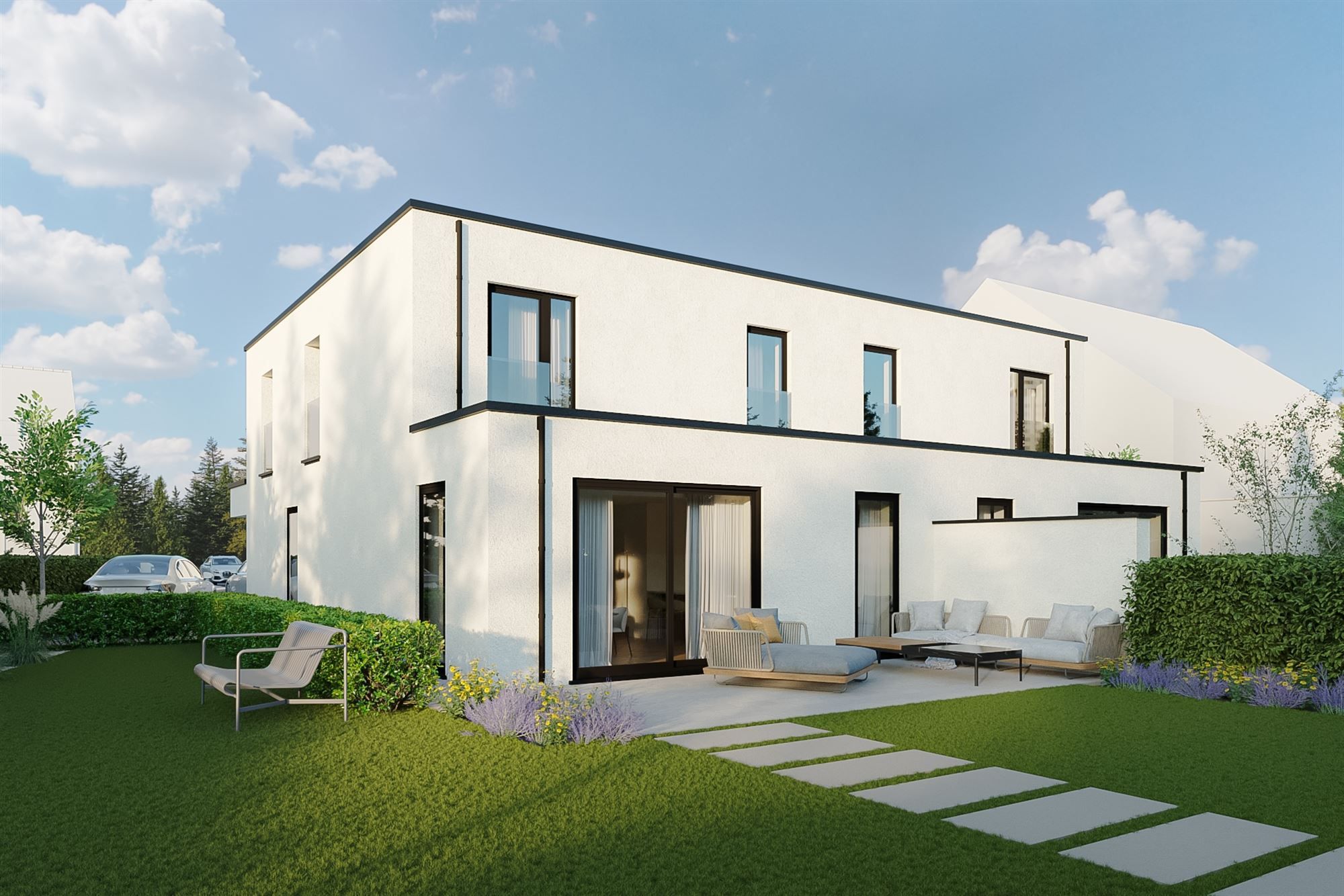 HOOG KWALITATIEVE NIEUWBOUWWONING UITERST RUSTIG GELEGEN TE LEOPOLDSBURG foto 2