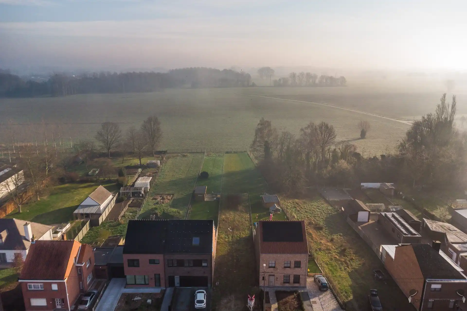 Bouwgrond gesloten bebouwing rustige ligging met prachtig groen uitzicht foto 6