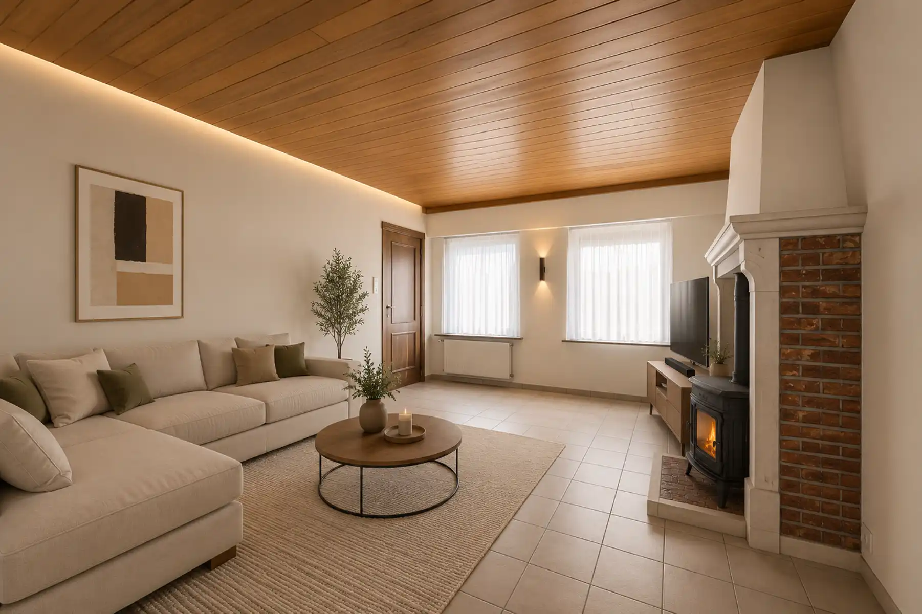 Ruime rijwoning in het stadscentrum foto 2