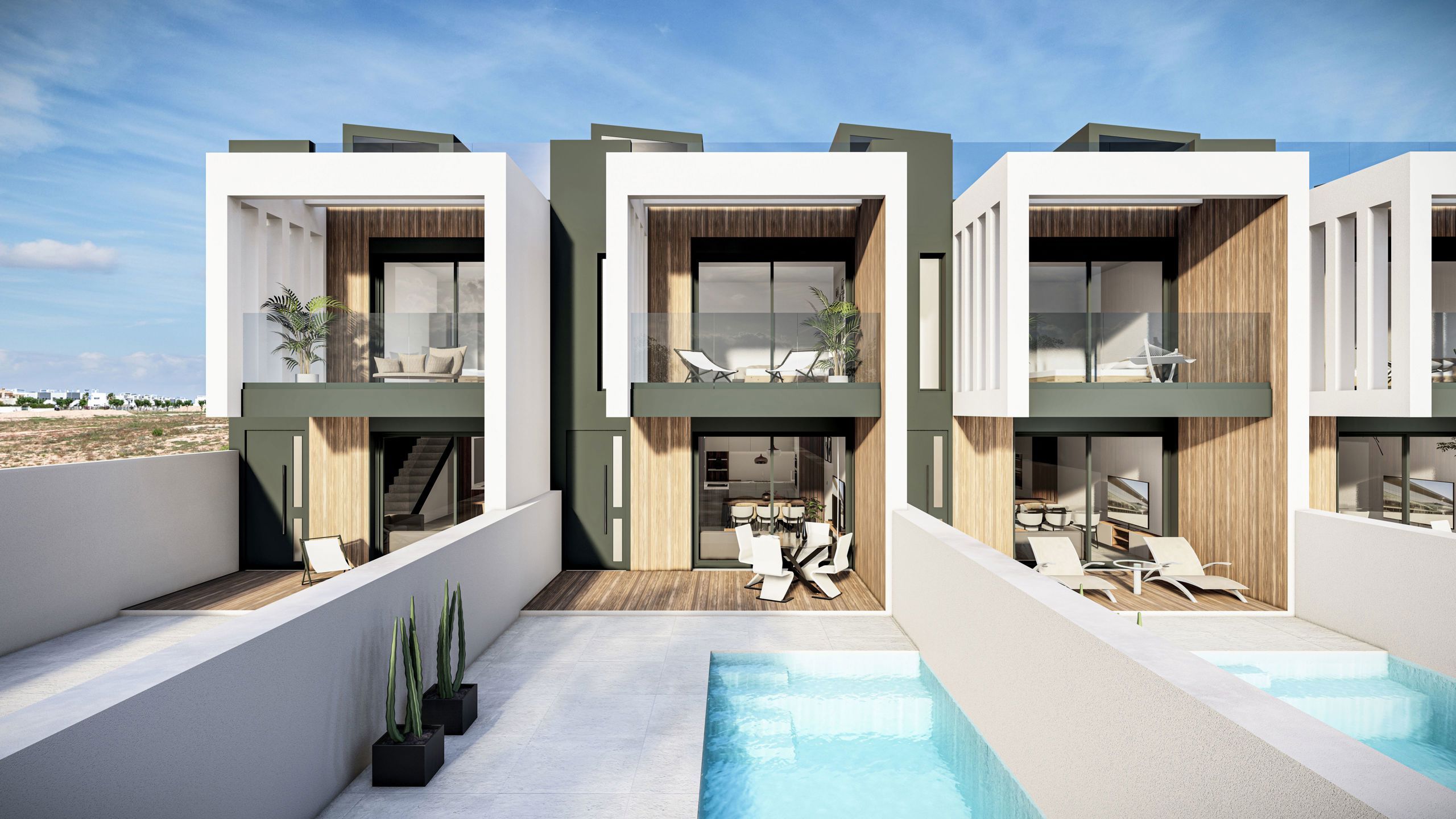 Spanje- villa 3-bed.prive zwembad, tuin, 2km strand.  foto 5