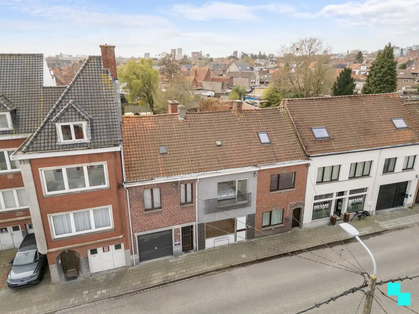 Woning met diepe zuidgerichte tuin (+ optionele garagebox) - centrum Roeselare foto 2