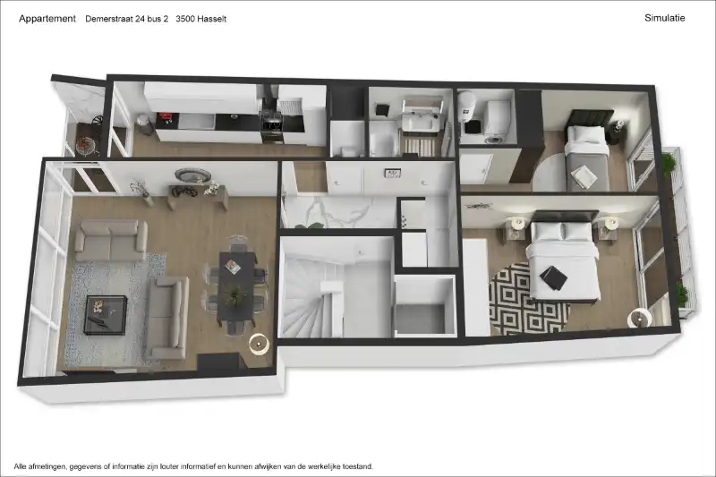 GEZELLIG APPARTEMENT IN HET HARTJE VAN HASSELT foto 16