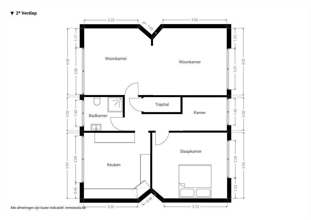 Ruim duplexappartement nabij de stad en groen foto 15