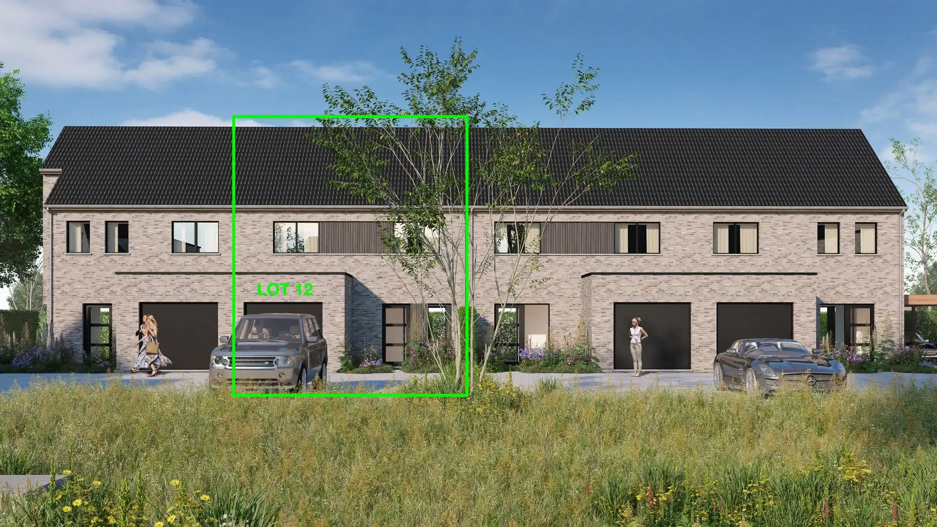 Moderne energiezuinige nieuwbouwwoning te Gistel foto {{pictureIndex}}
