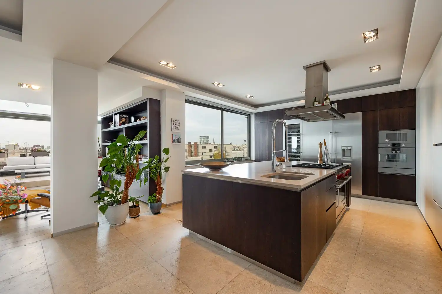 Fantastische energiezuinige penthouse (EPC B!) aan de Nationale Bank met 2 slaapkamers en 2 badkamers, zalig terras 20m², ruime kelder en 2 optionele garages foto 15