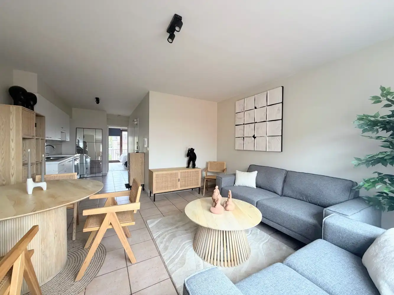 Ruim en lichtrijk 1-slaapkamerappartement met terras + autostaanplaats foto {{pictureIndex}}