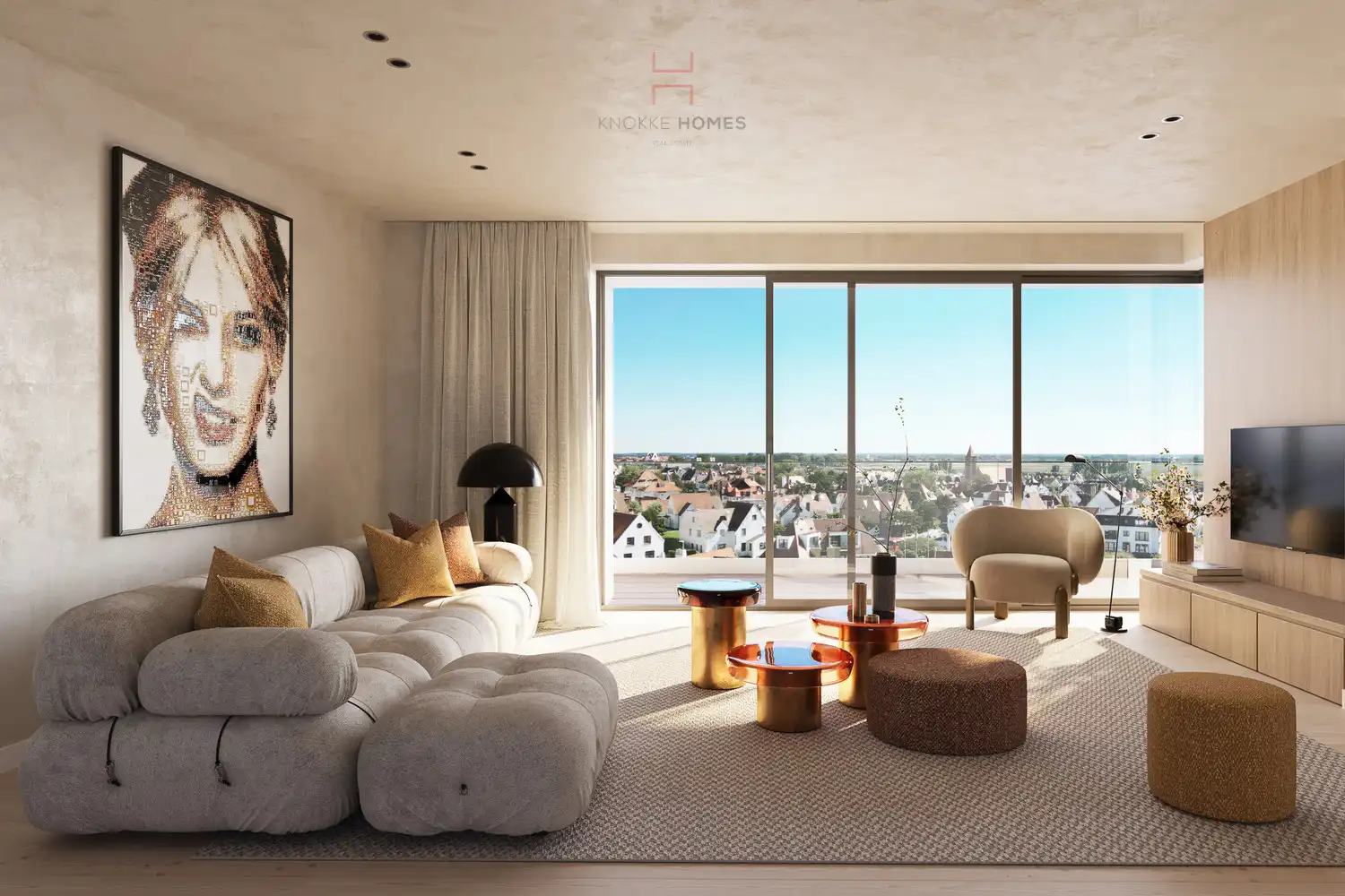 Top nieuwbouw-appartement met zuidgericht terras en open zicht in Duinbergen foto {{pictureIndex}}