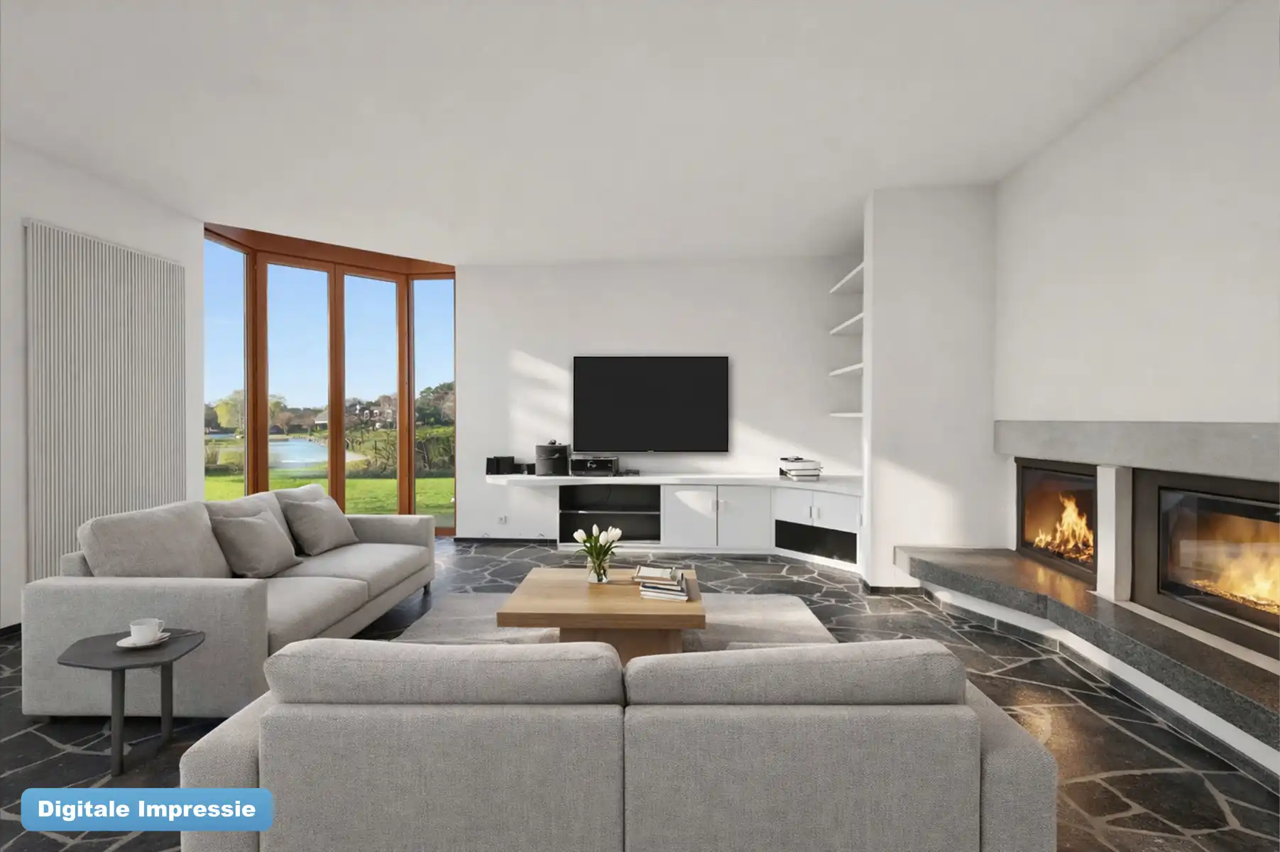 Architecturale villa aan het meer te KEERBERGEN foto 19