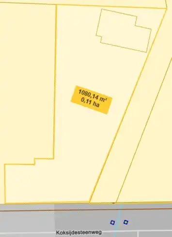 "Ruime bouwgrond van 1080 m² te koop aan de Koksijdesteenweg in het hart van Koksijde!" foto 5