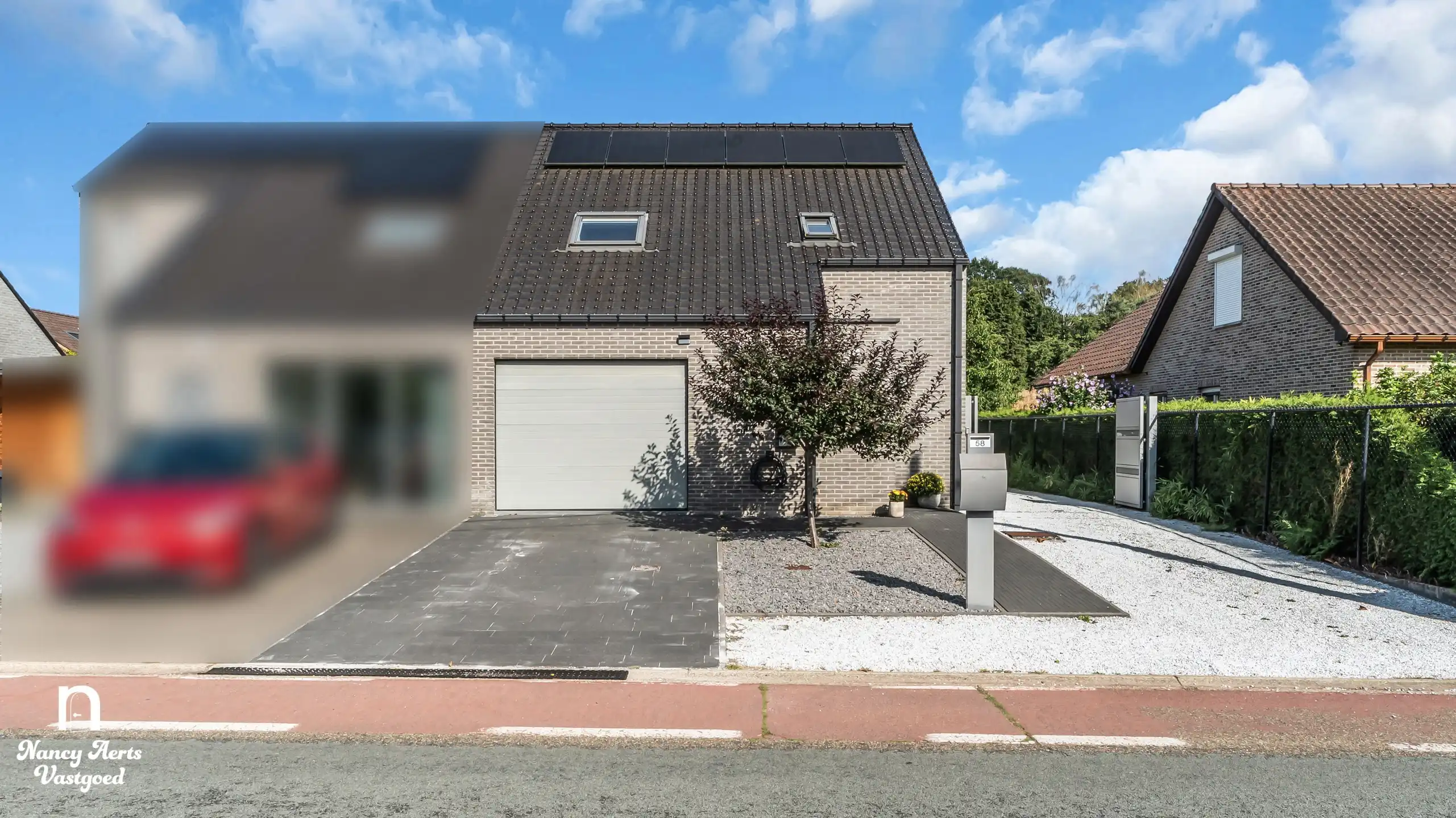 Ruime halfopen gezinswoning met 3 slk in een groene omgeving foto 20