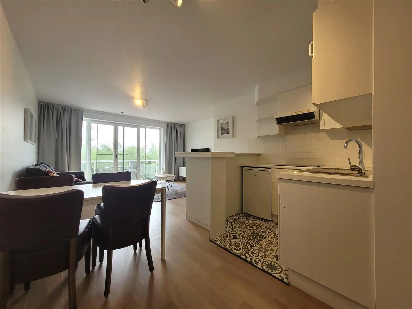 Gemeubeld appartement met 1 slaapkamer foto 3