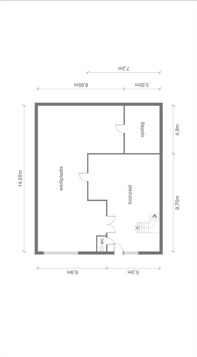 Bedrijfspand van ca 300m² foto 3