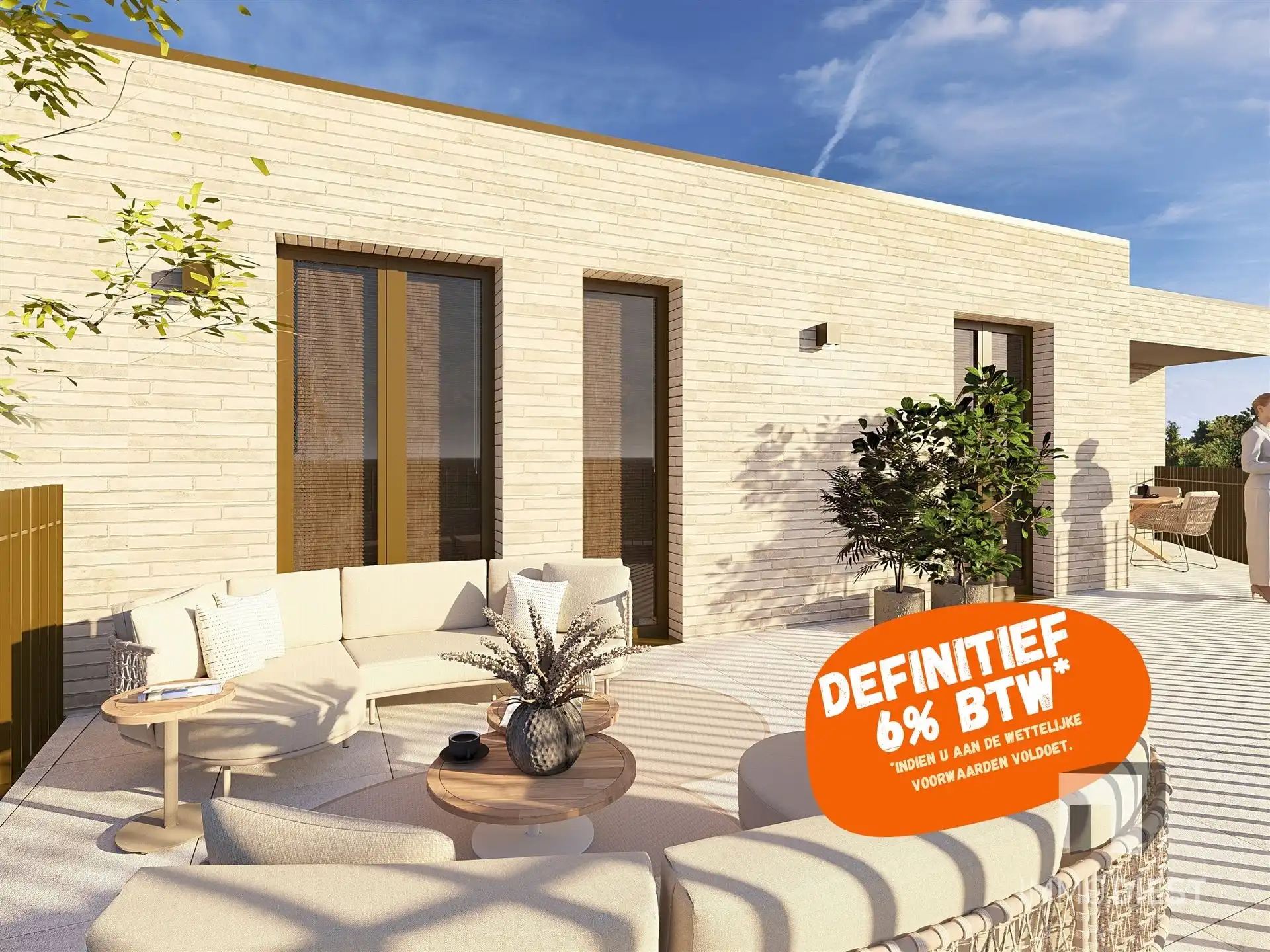 Penthouse 2de verdieping. 124,2m2 - 2slpk - terras foto 6