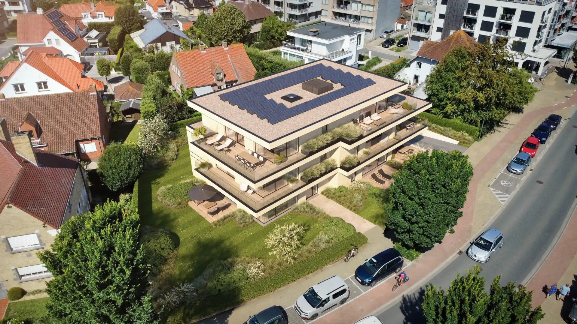 Nieuwbouw appartement nabij het centrum van Koksijde foto {{pictureIndex}}