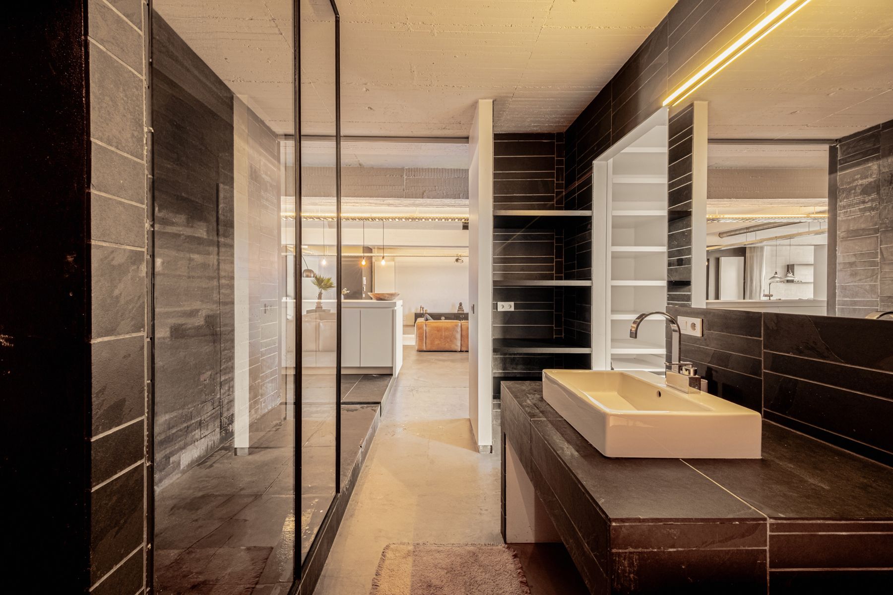 Loft met 2 slaapkamers en mega terras in Zurenborg foto 9