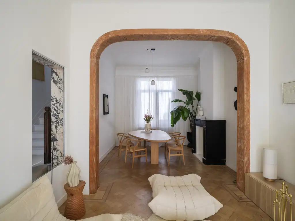 Stijlvolle townhouse met karaktervolle art-nouveaugevel op een gegeerde locatie nabij het Baudelohof. foto 5