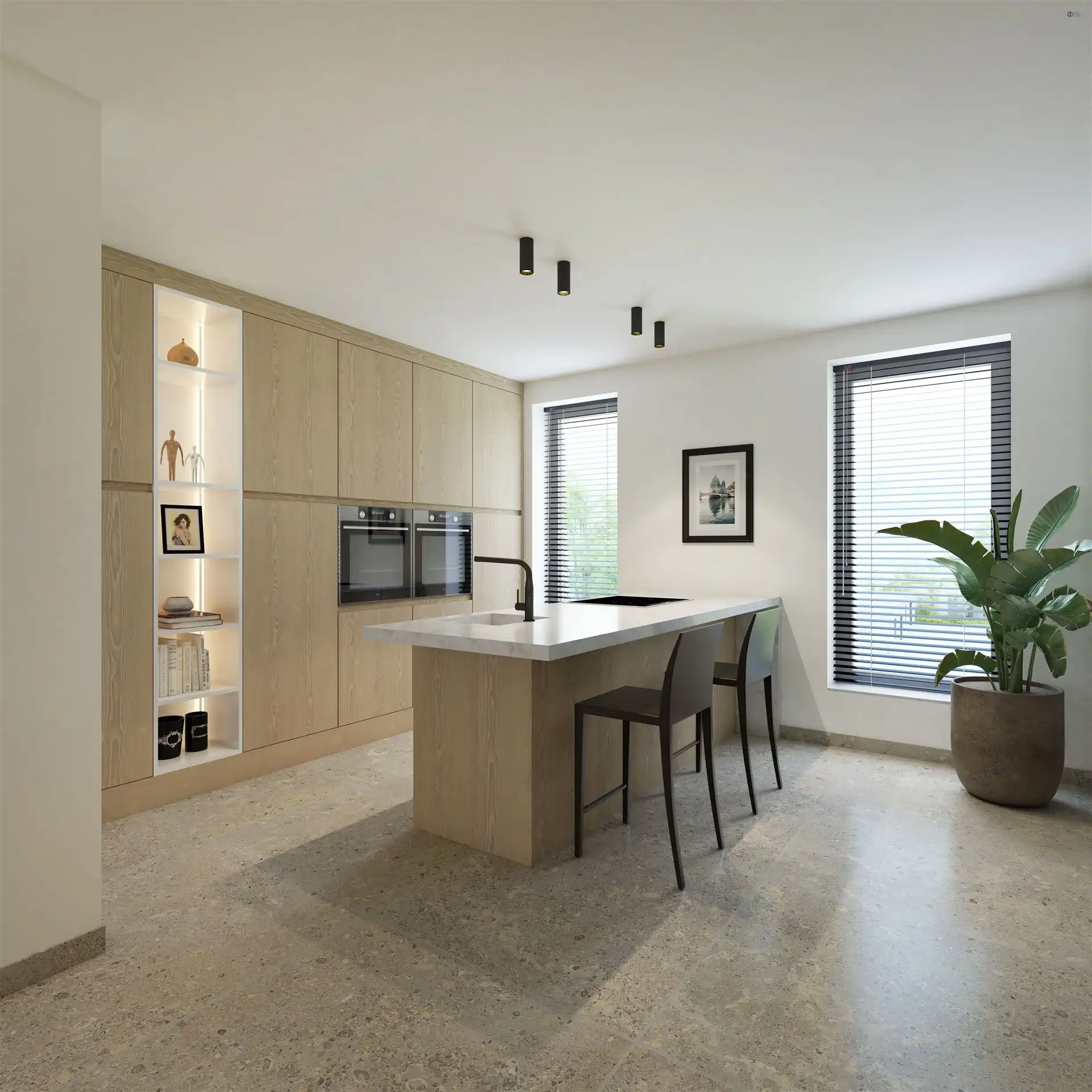 Degelijk tweeslaapkamer appartement foto 6