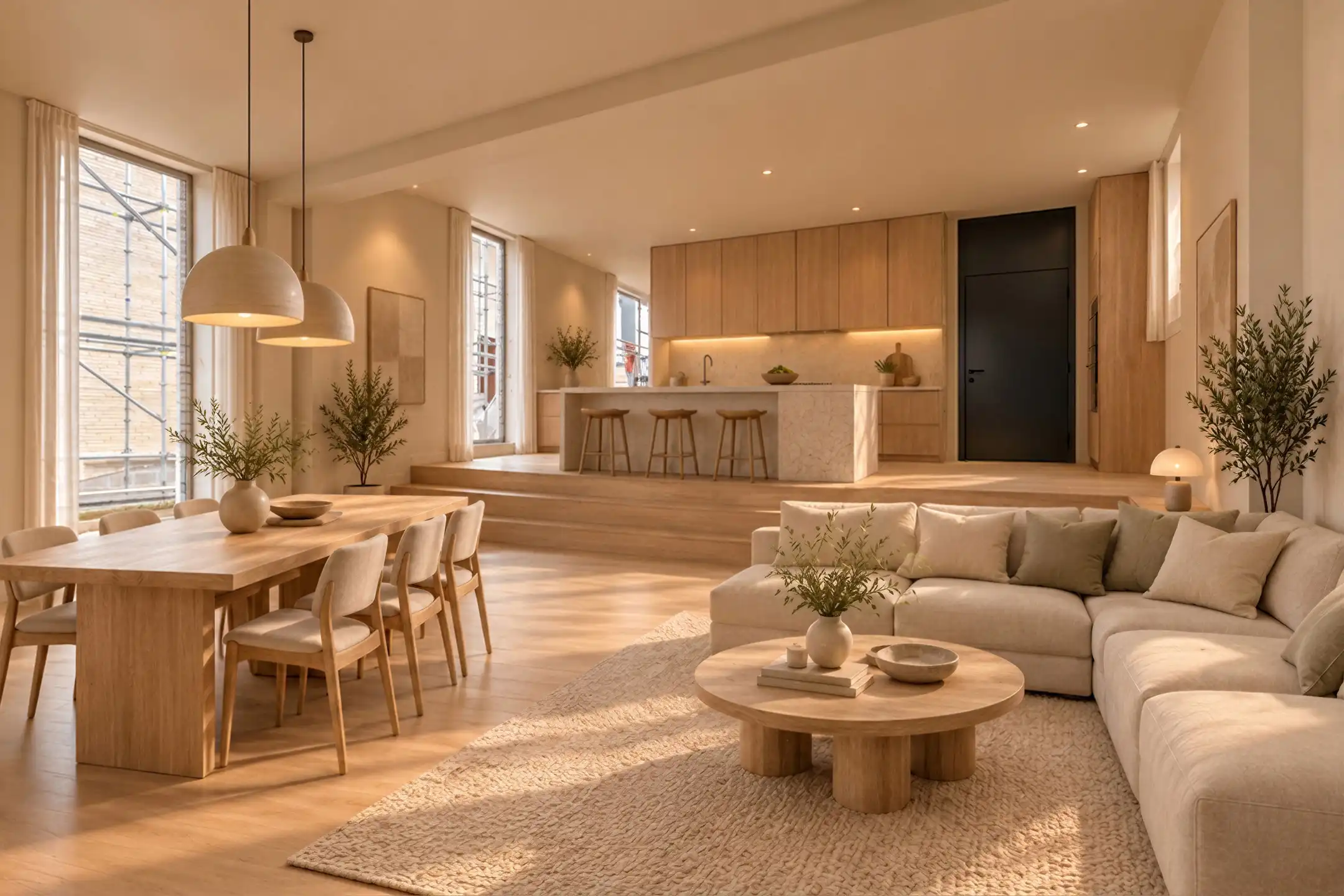 HALFOPEN NIEUWBOUWWONING MET 4 SLAAPKAMERS EN GARAGE foto 4