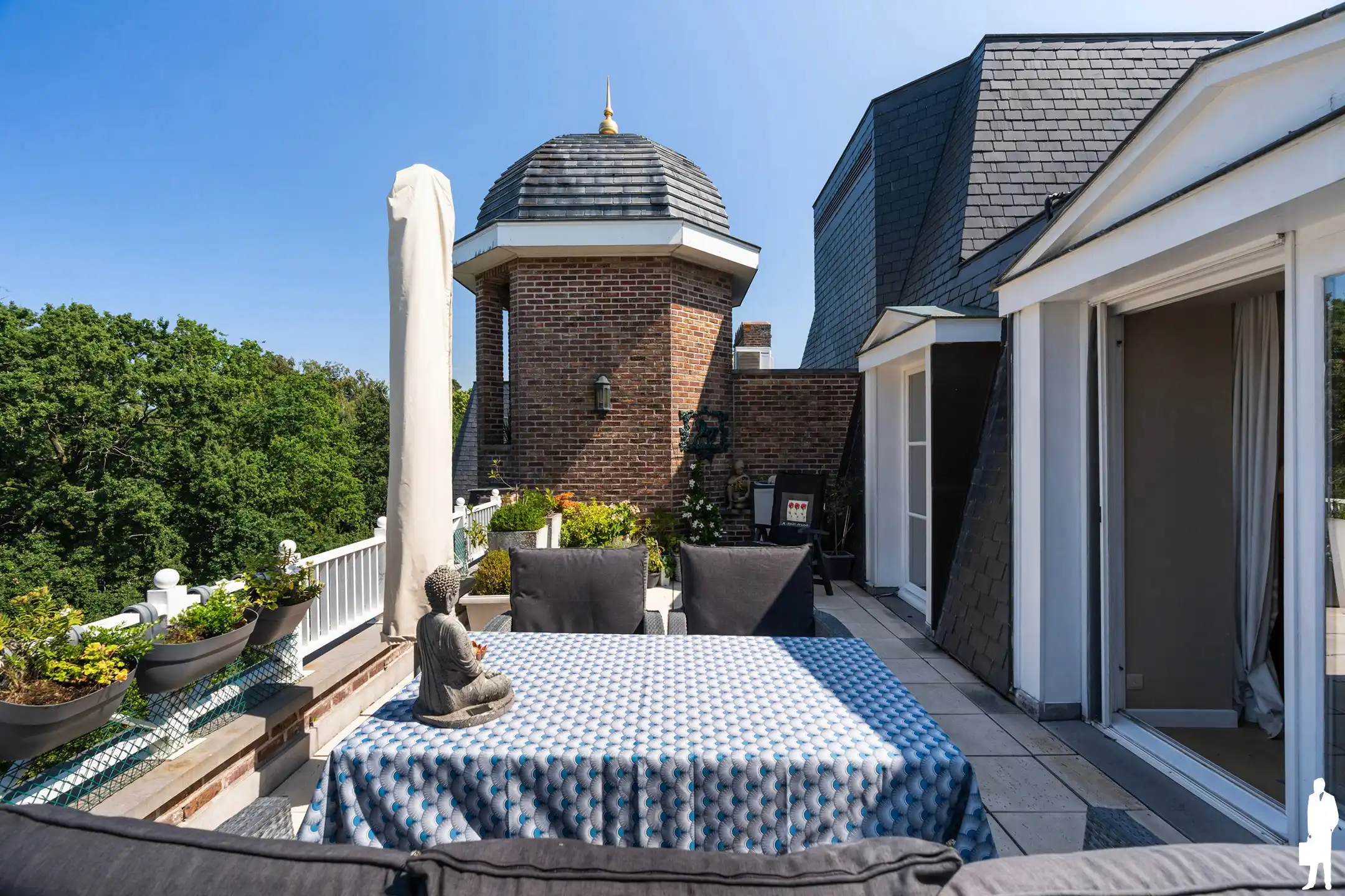 Exclusieve duplex-penthouse van ca. 213 m² in kasteel Blauwhof met 2 terrassen, lift en garagebox foto 13
