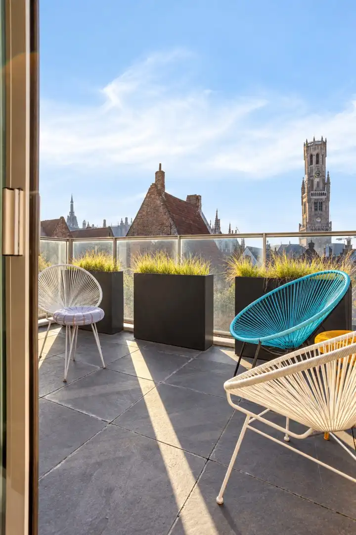 Exclusief penthouse met subliem zicht op de torens van Brugge foto 6