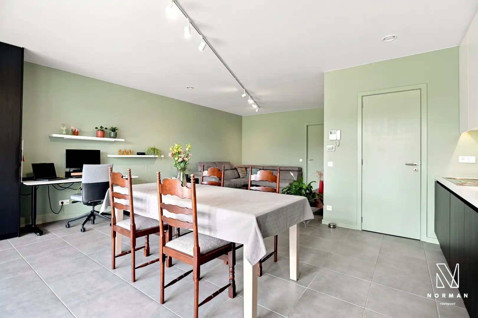 Recent gelijkvloers appartement met 1 slk, tuin en ondergrondse staanplaats te koop in Harelbeke foto 15