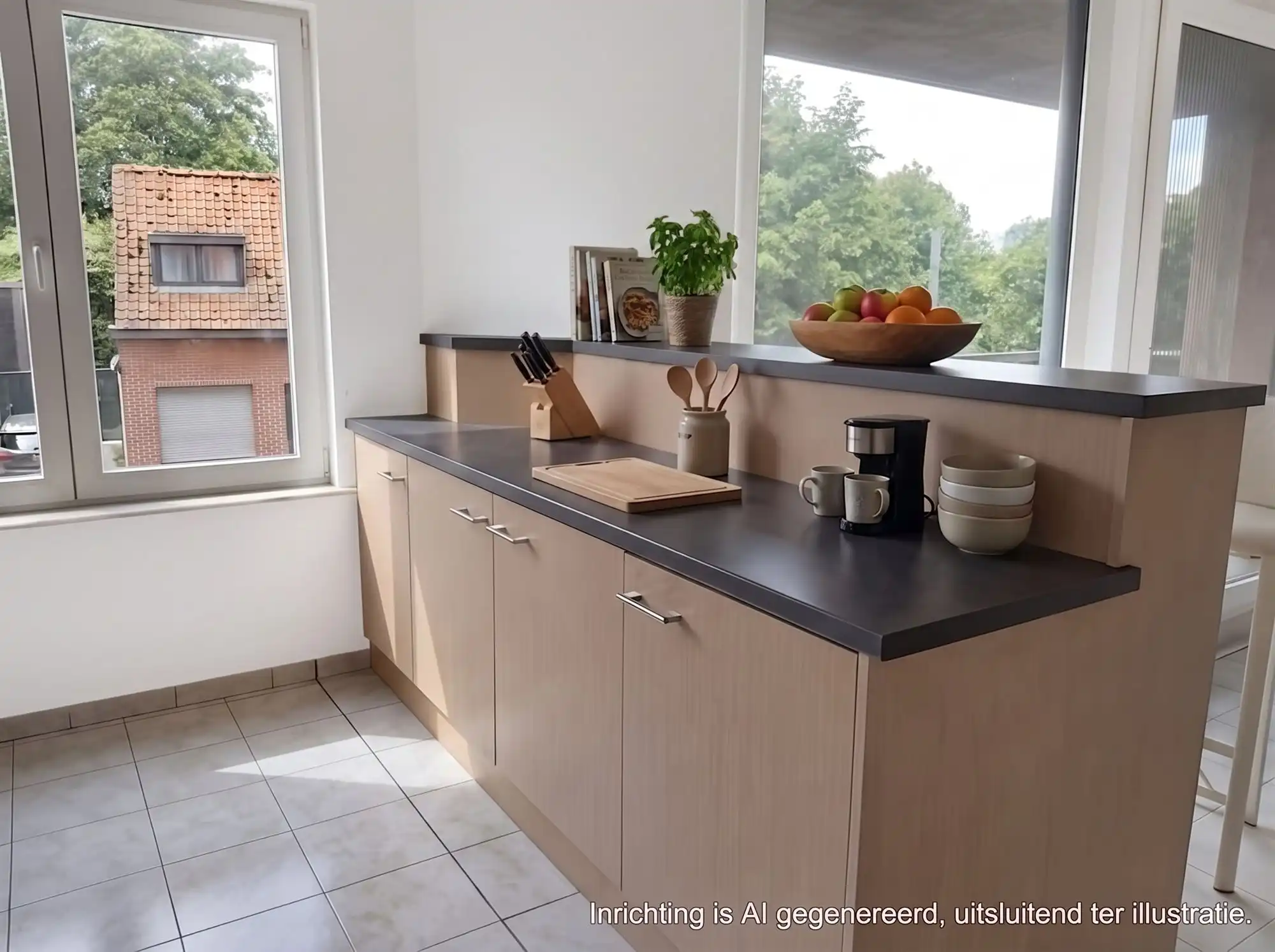 Appartement met 2 slaapkamers, 2 terrassen en garage. foto 8