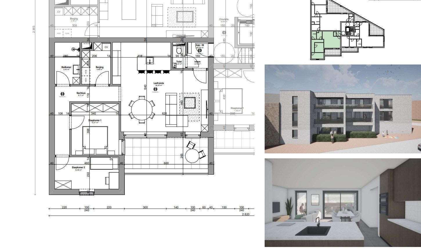 Luxueus en energiezuinig nieuwbouw appartement gelegen op de eerste verdieping met zicht op de Grote Kerkstraat in Kinrooi foto 6