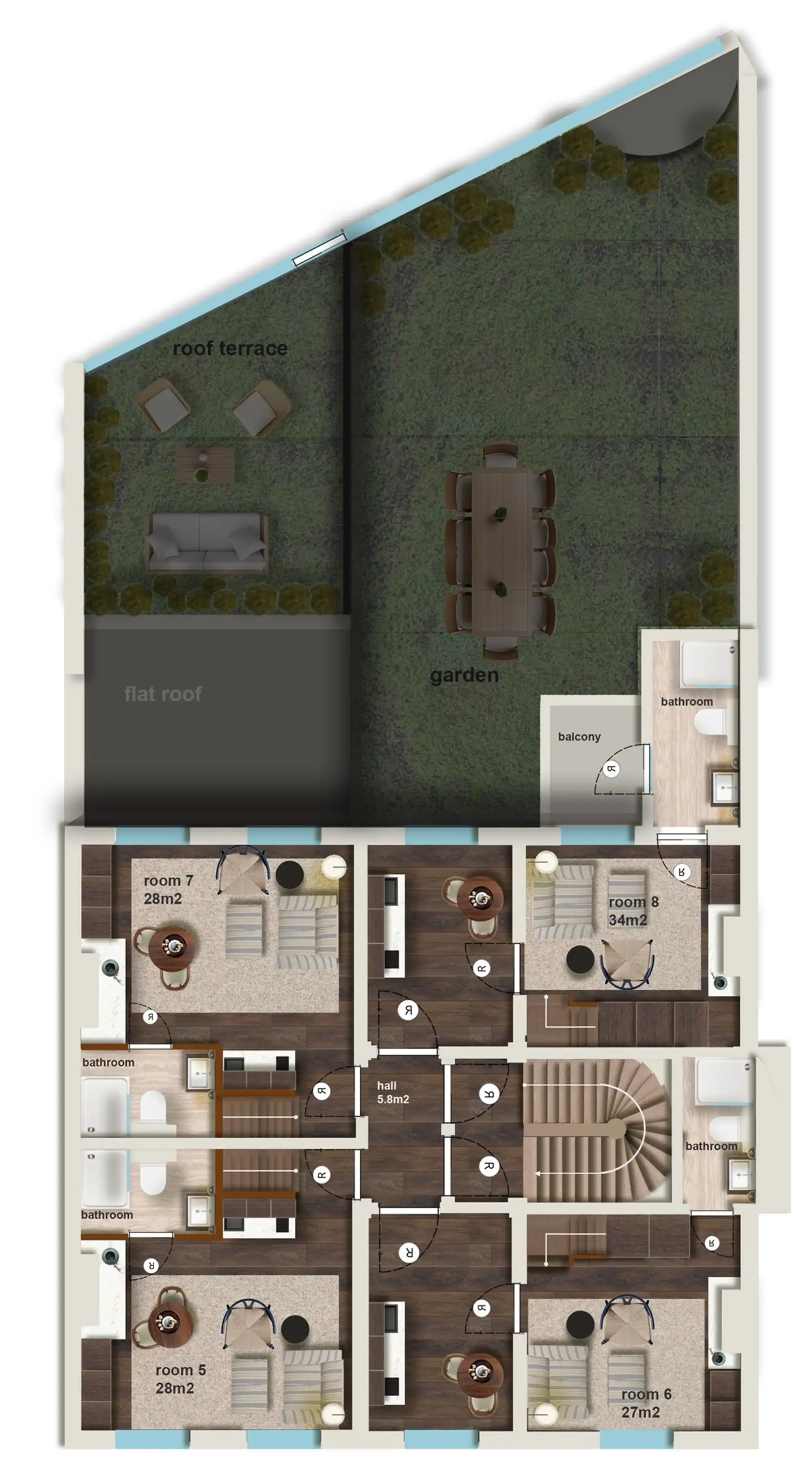 Stijlvolle all-in gemeubelde studio in hartje Antwerpen foto 18