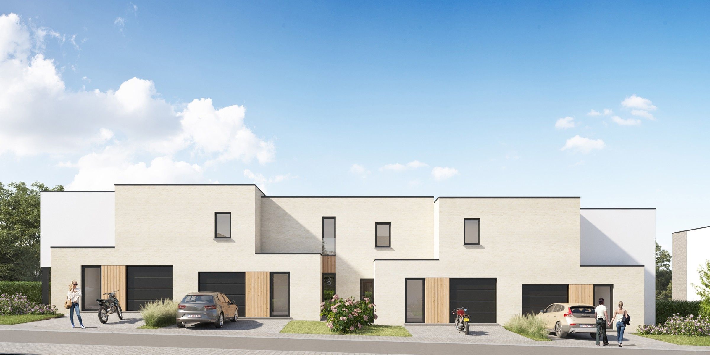 Moderne, halfopen woning foto 12
