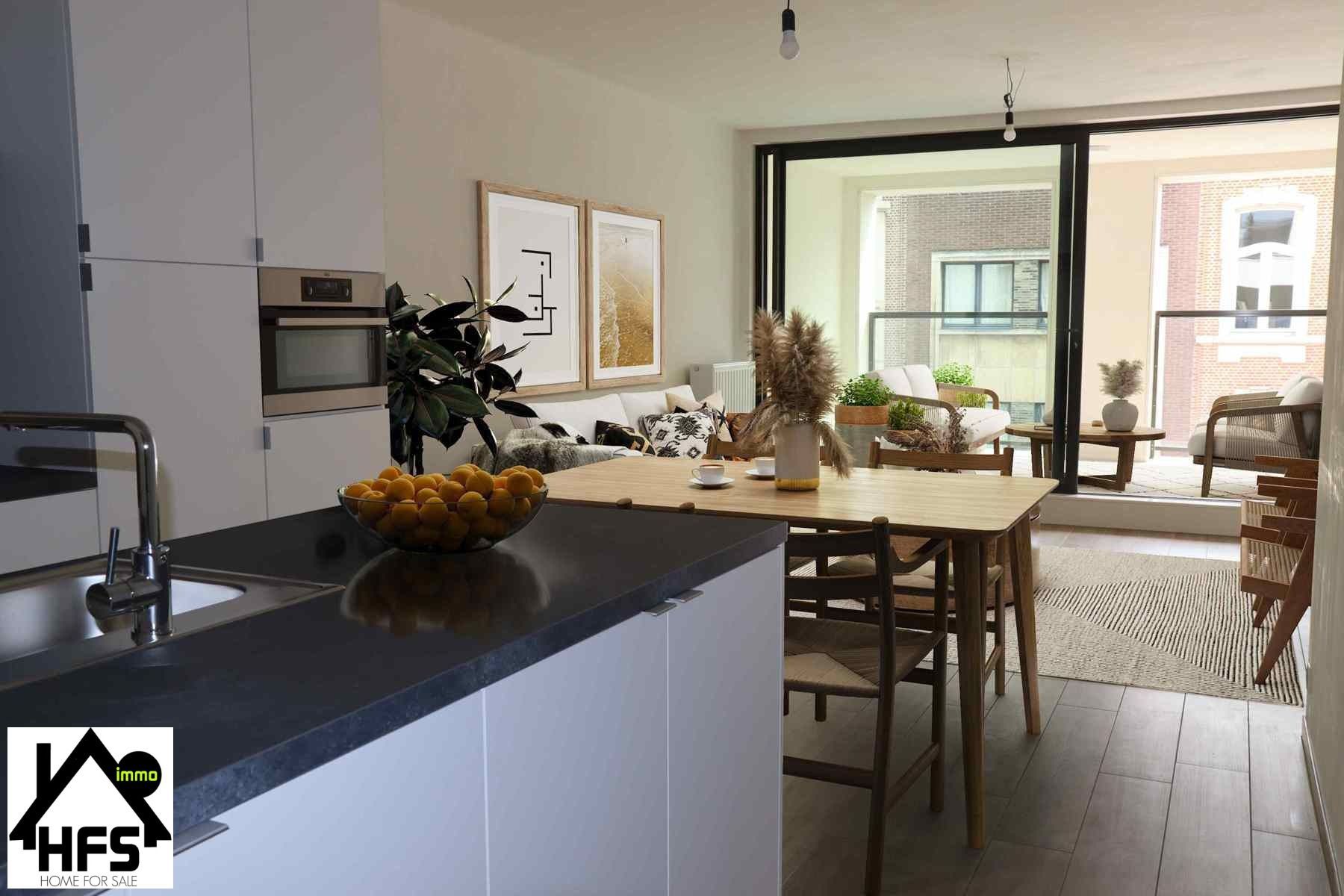 Tof nieuwbouw appartement met 3 kamers, terras en staanplaats in Antwerpen foto {{pictureIndex}}