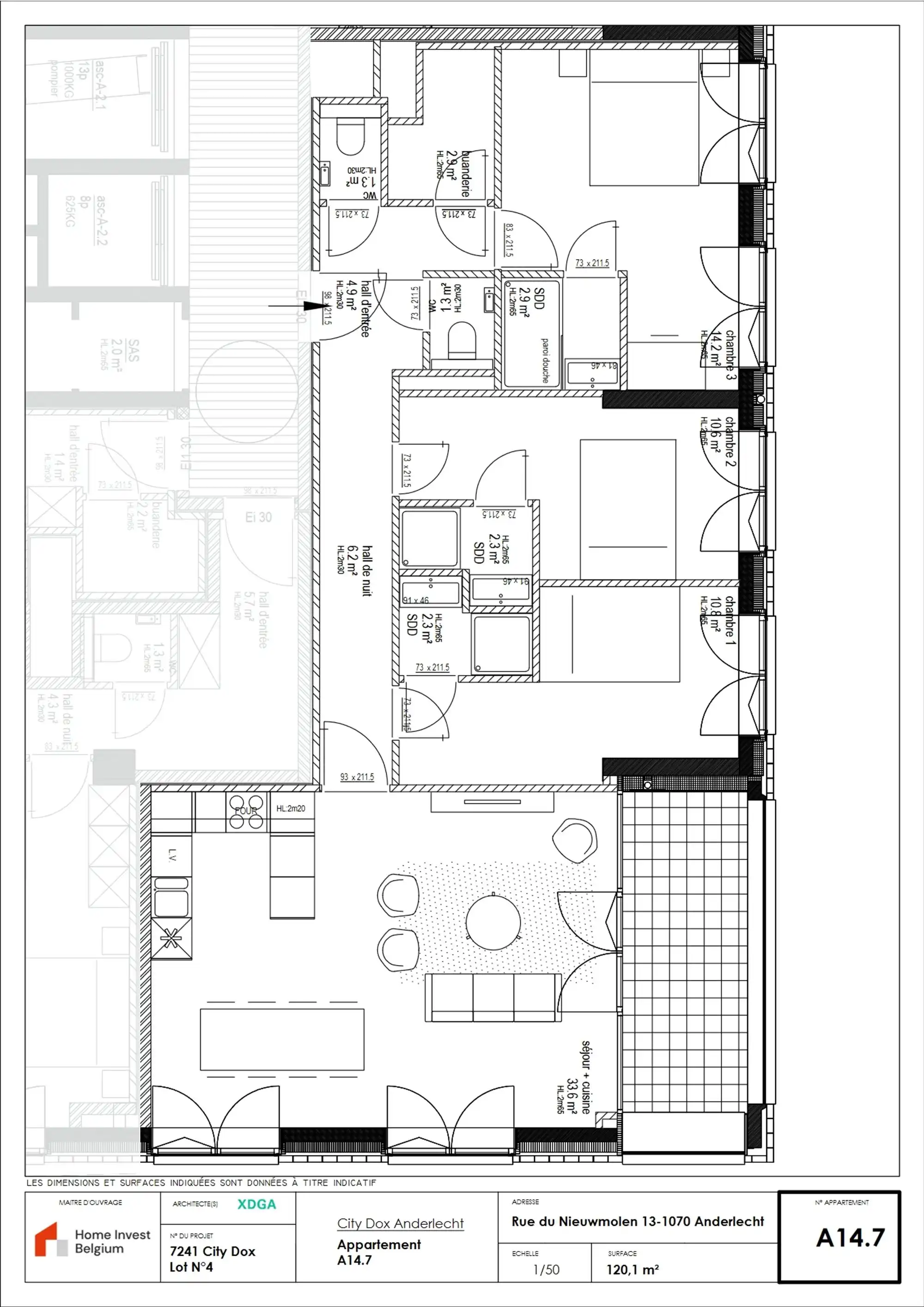 Nieuwbouw 3 slaapkamerappartement foto 20