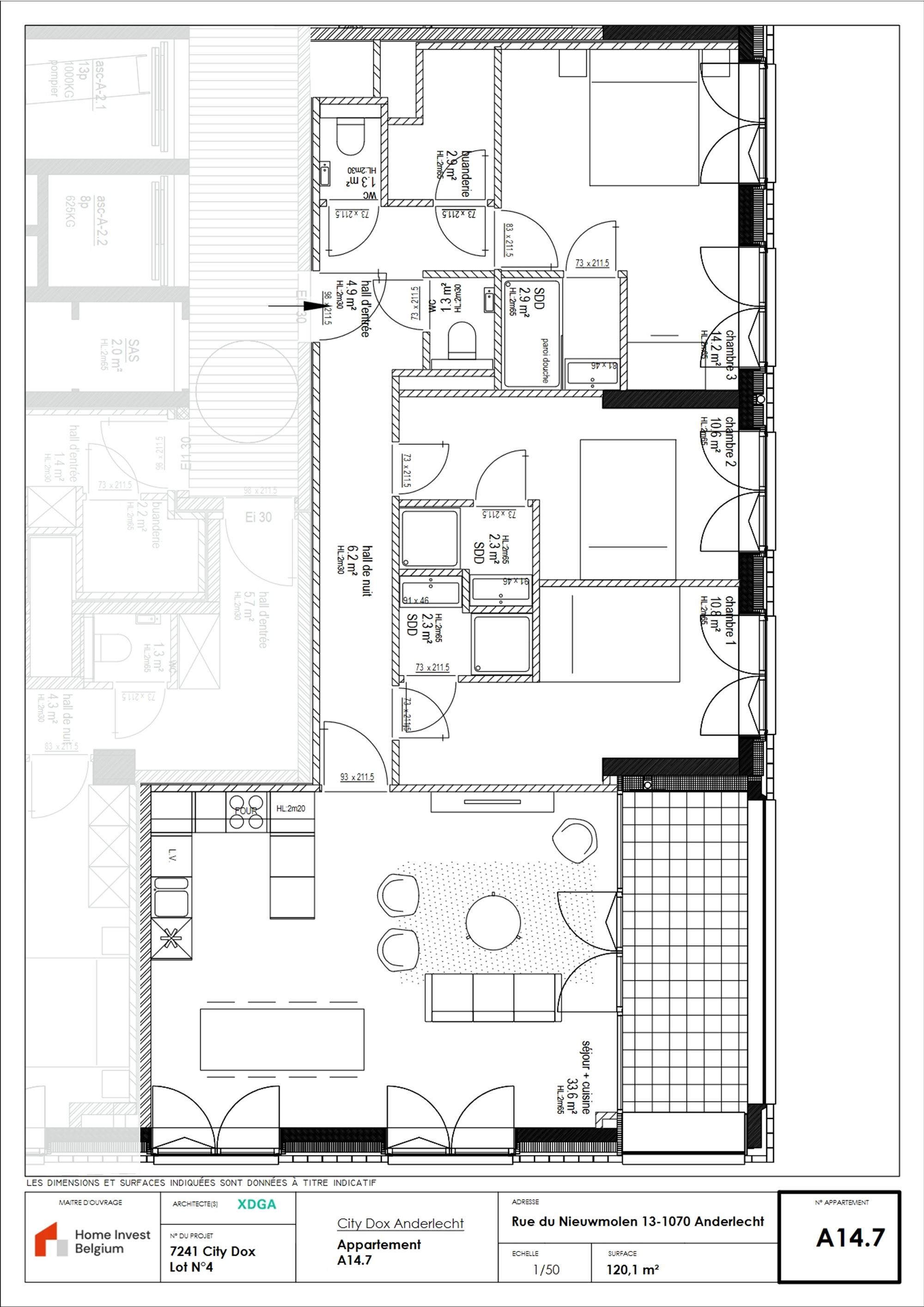 Nieuwbouw 3 slaapkamerappartement foto 20