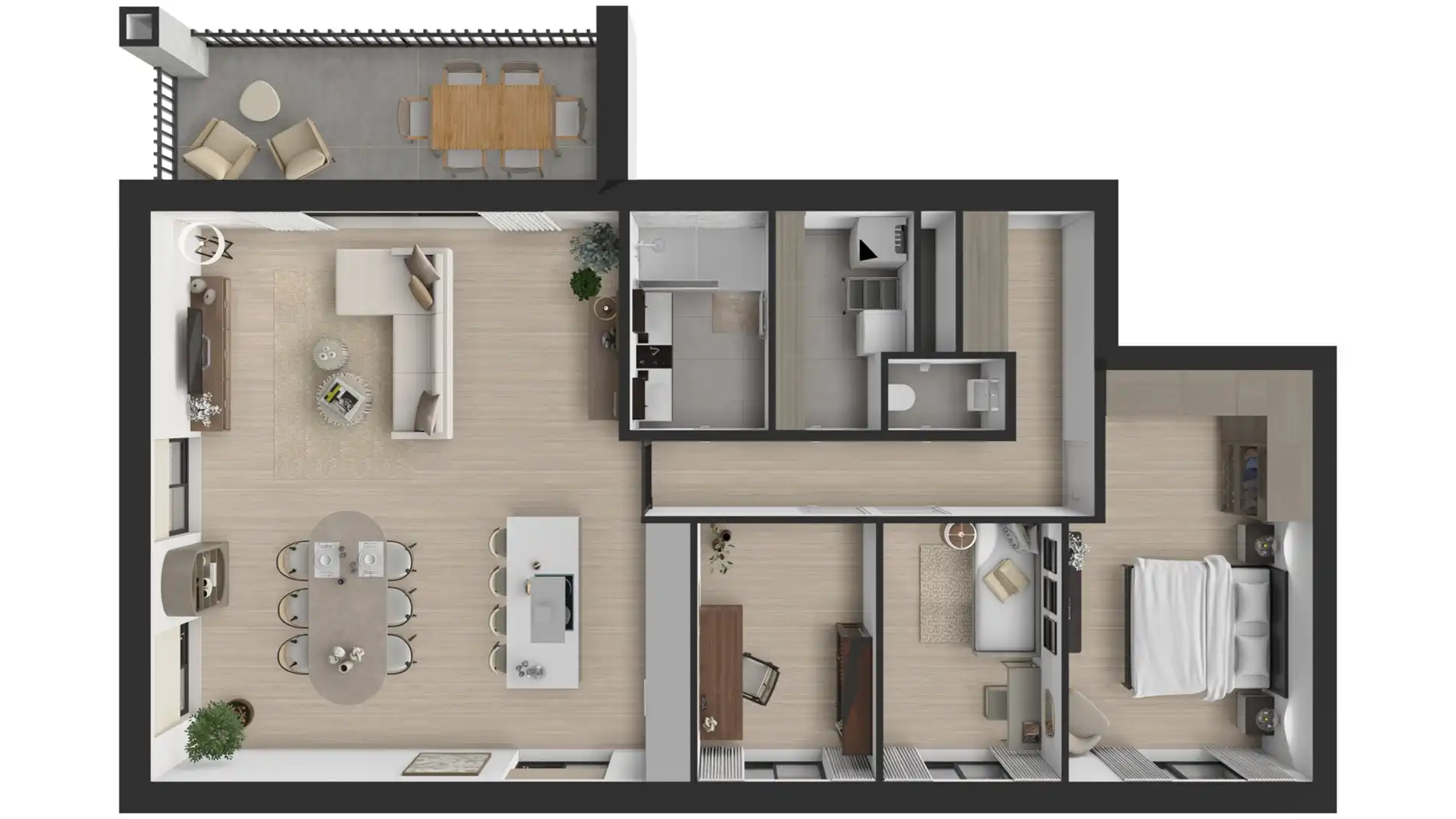 Drieslaapkamerappartement te koop in het hartje van Pelt! foto 23