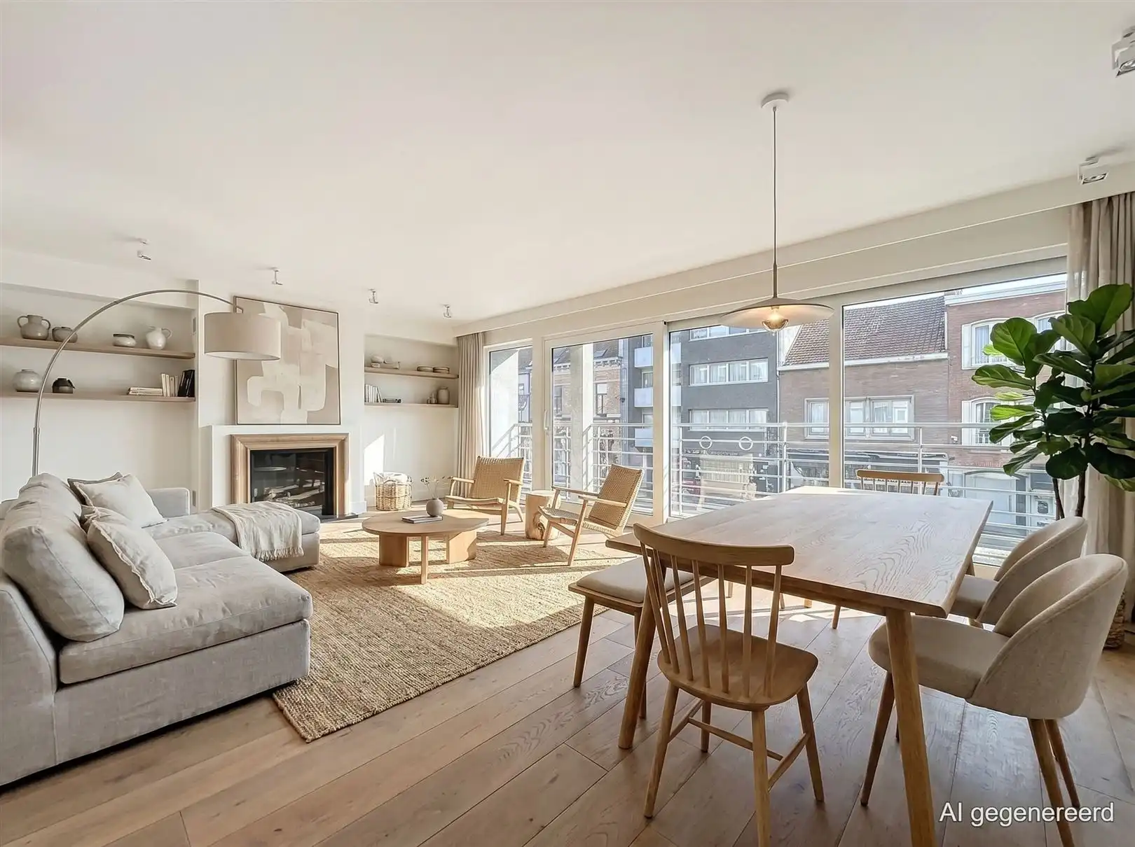 Prachtig appartement met ruim terras en P in centrum Brasschaat  foto {{pictureIndex}}