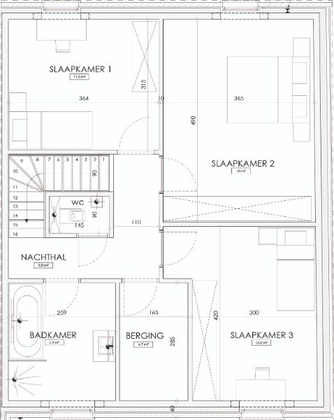 Hooglede: strakke halfopen nieuwbouwwoning met 3 slaapkamers, zuid-gerichte tuin, carport en berging op een perceel van 206 m², centrale ligging. foto 4