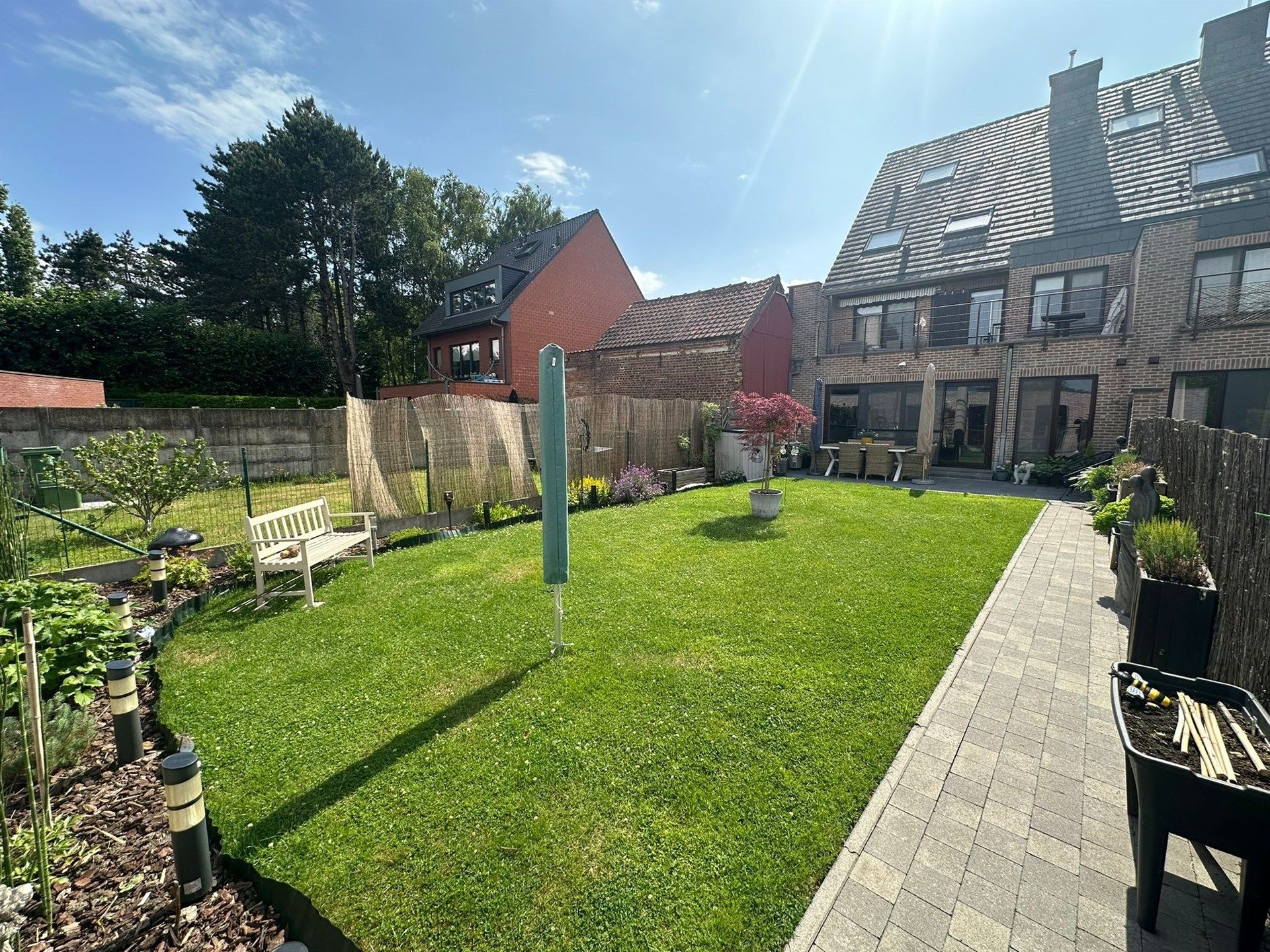 Ruim gelijkvloers appartement met tuin en garage te Hofstade foto 13