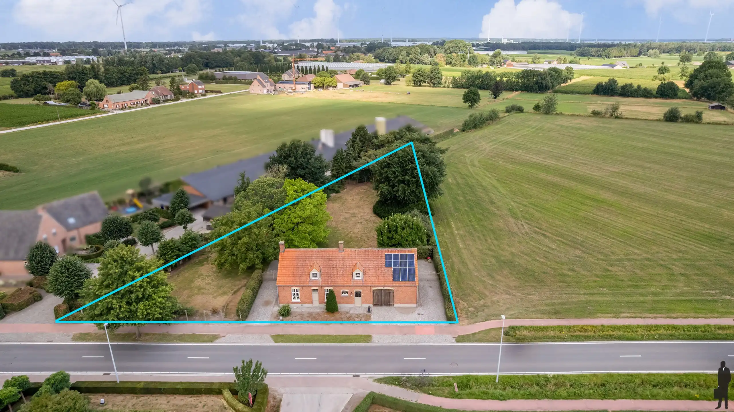 Langgestrekte hoeve op ca. 2.562m² grond te Meer! foto 3